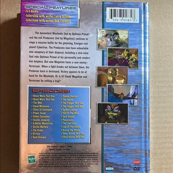Beast Wars Transformers Complete First Season DVD - Picture 2 of 7
